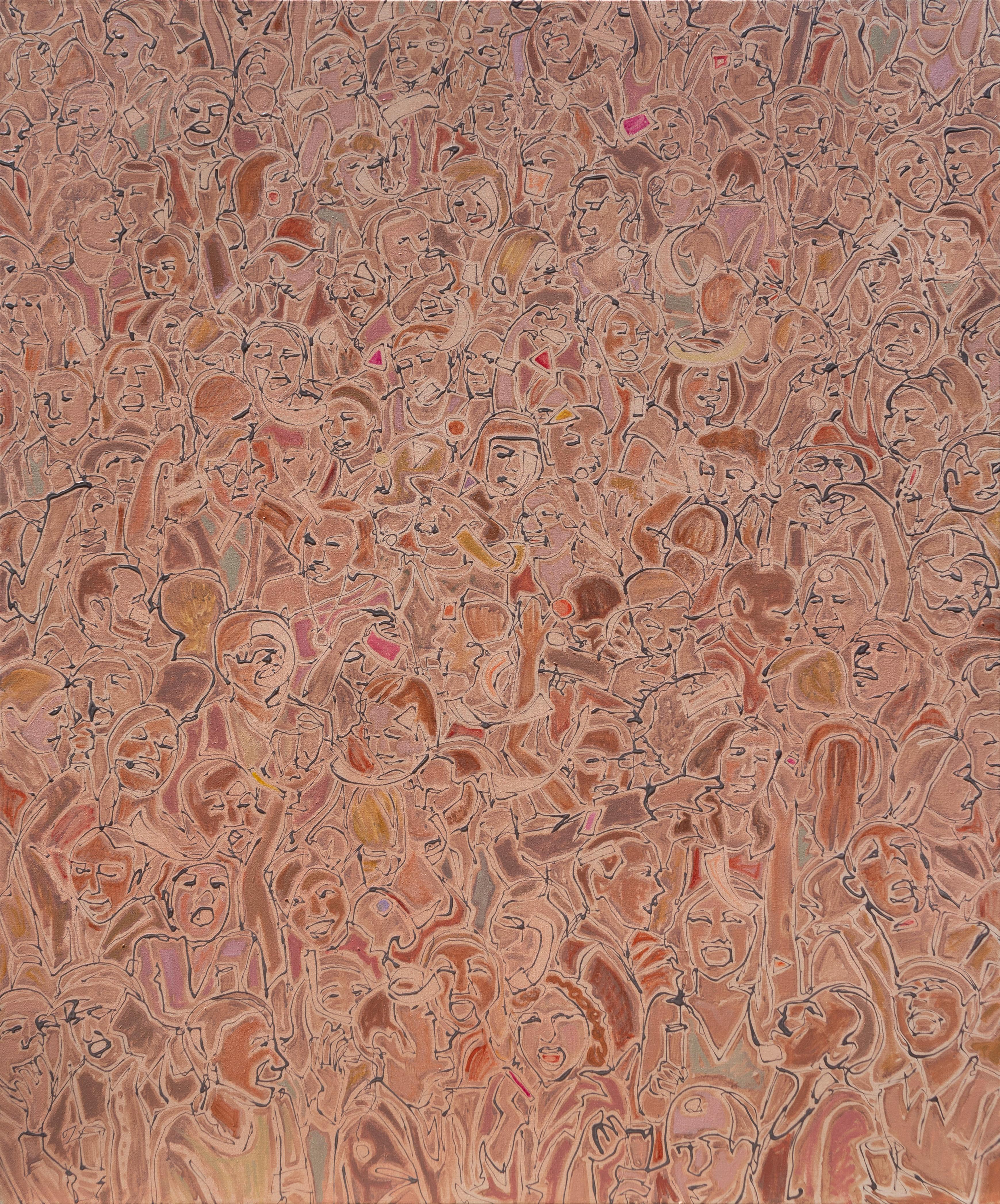 Figurative Painting de Amanda Brown - Envuelto