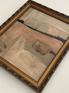 Terre d'Argile - Abstrakte Kunst in Vintage Rahmen aus Frankreich