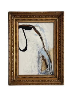 Lignes Noires- Arte astratta in cornice Antiques francese
