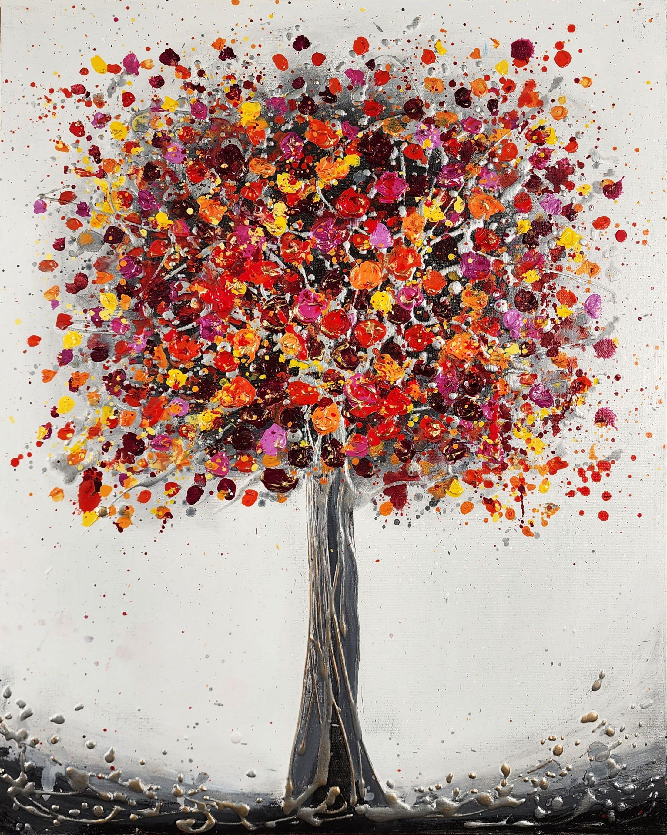 Abbondanza, Pittura, Acrilico su tela - Painting di Amanda Dagg