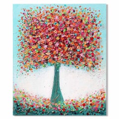 Beautiful Blossom, Painting, Acrylic on Canvas