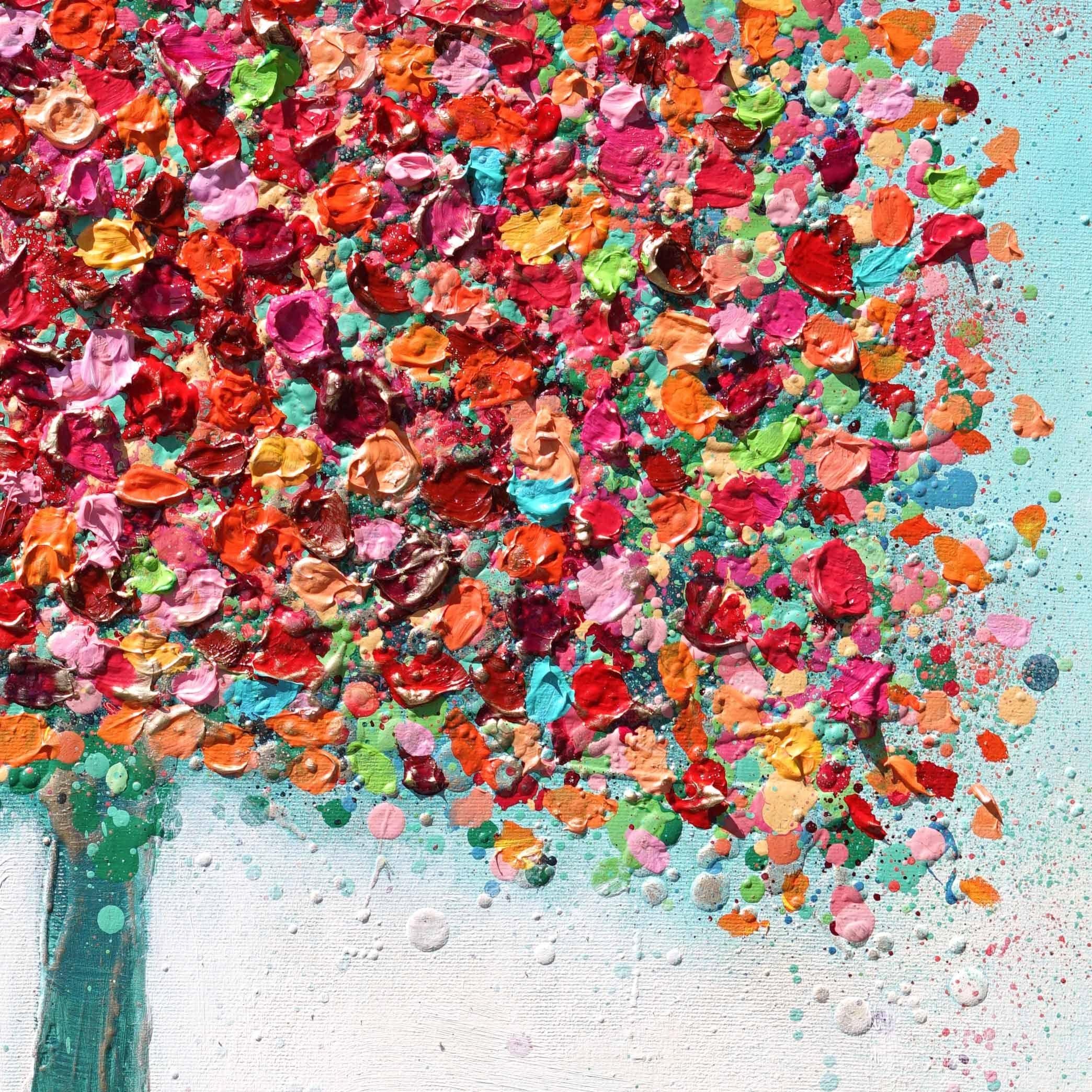 Bellissimo fiore, Pittura, Acrilico su tela in vendita 1