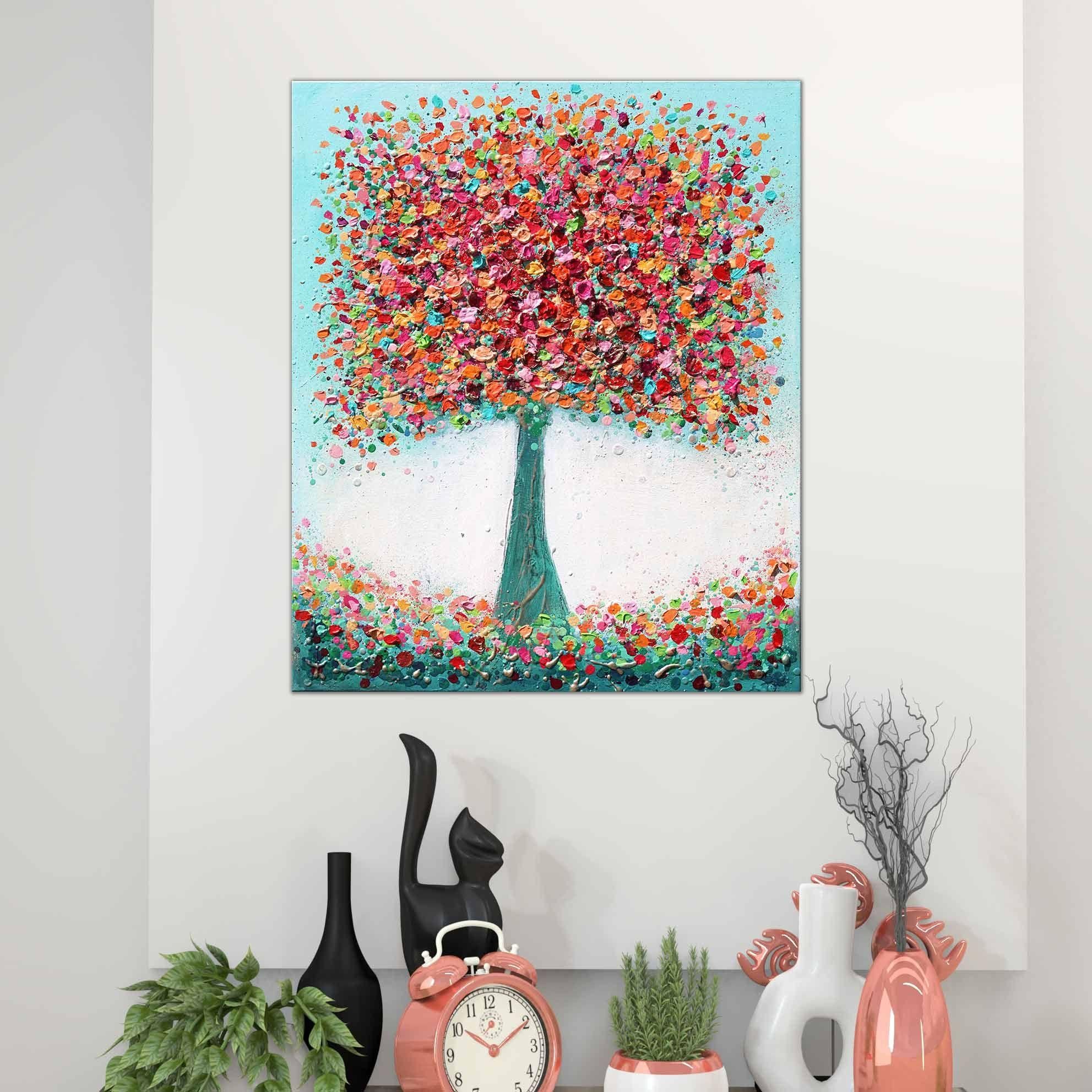 Bellissimo fiore, Pittura, Acrilico su tela in vendita 2