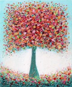 Beautiful Blossom, Painting, Acrylic on Canvas
