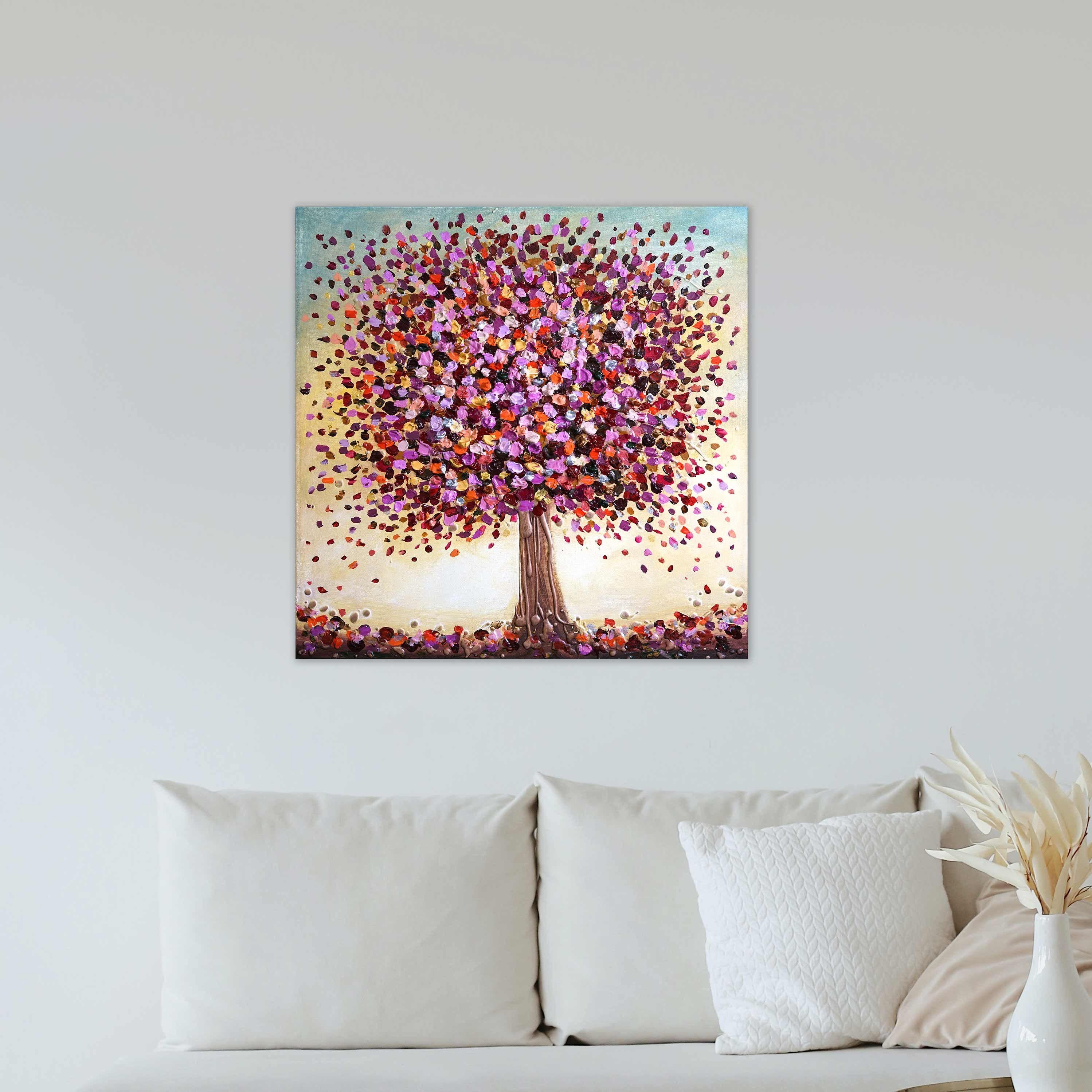 Benevolenza in fiore, Pittura, Acrilico su tela - Painting Espressionista di Amanda Dagg