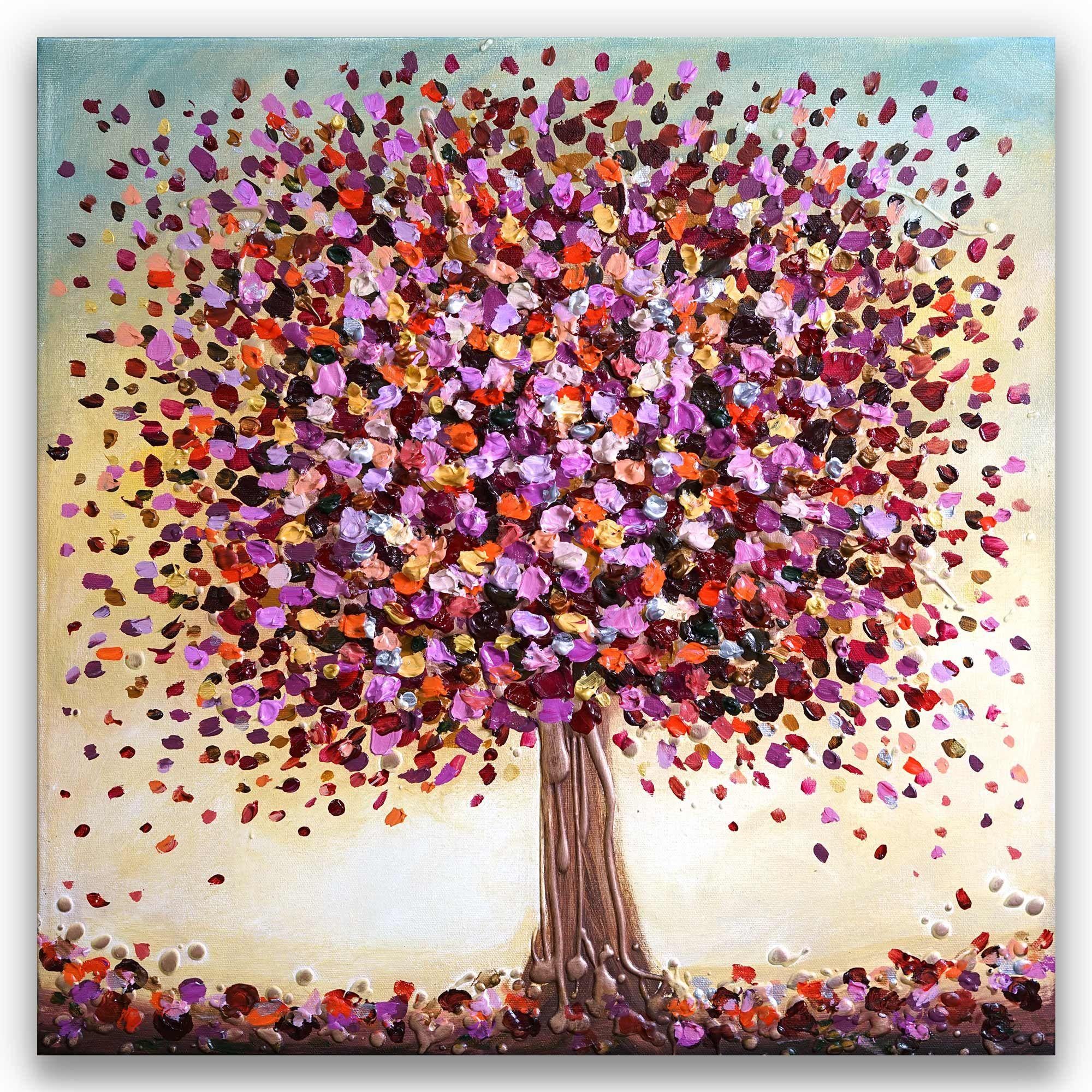 Benevolenza in fiore, Pittura, Acrilico su tela in vendita 1