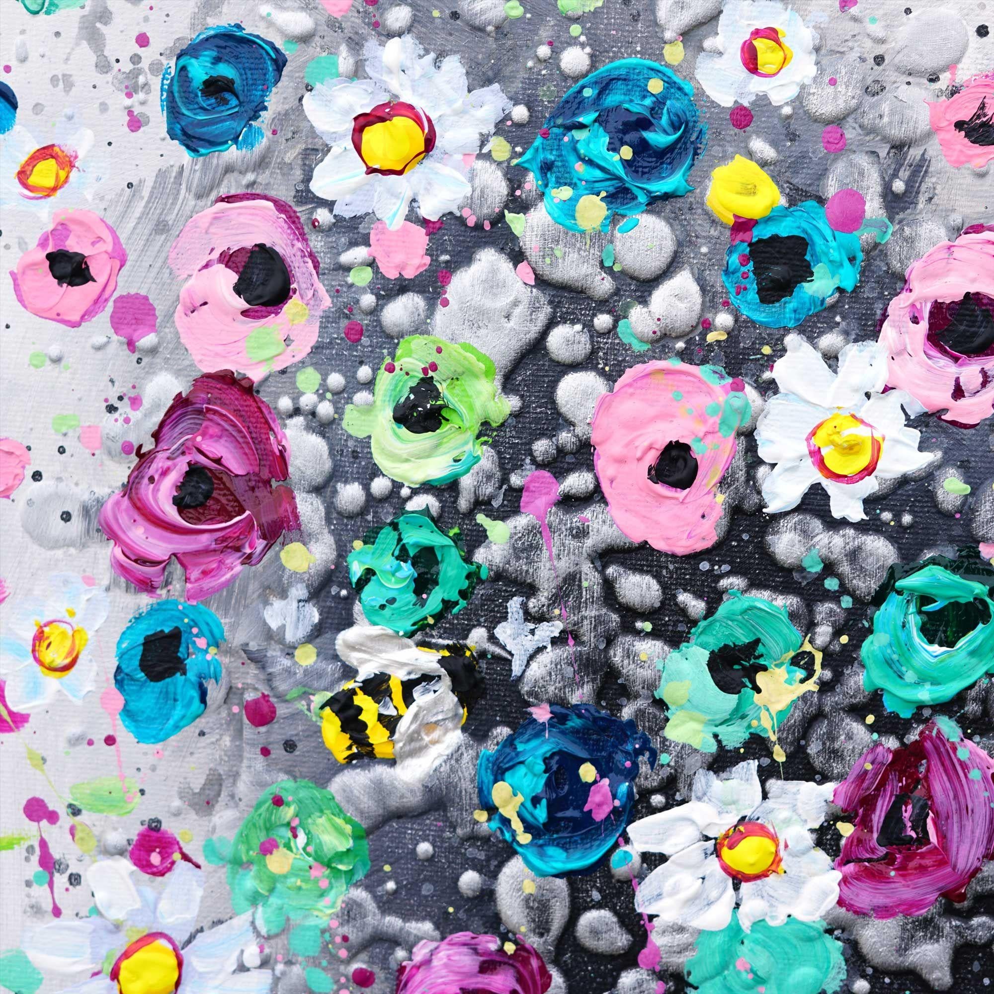 Torbellino en flor, Pintura, Acrílico sobre lienzo en venta 2