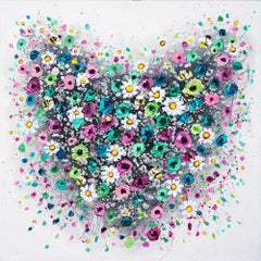 Blossoming Whirlwind, Painting, Acrylic on Canvas