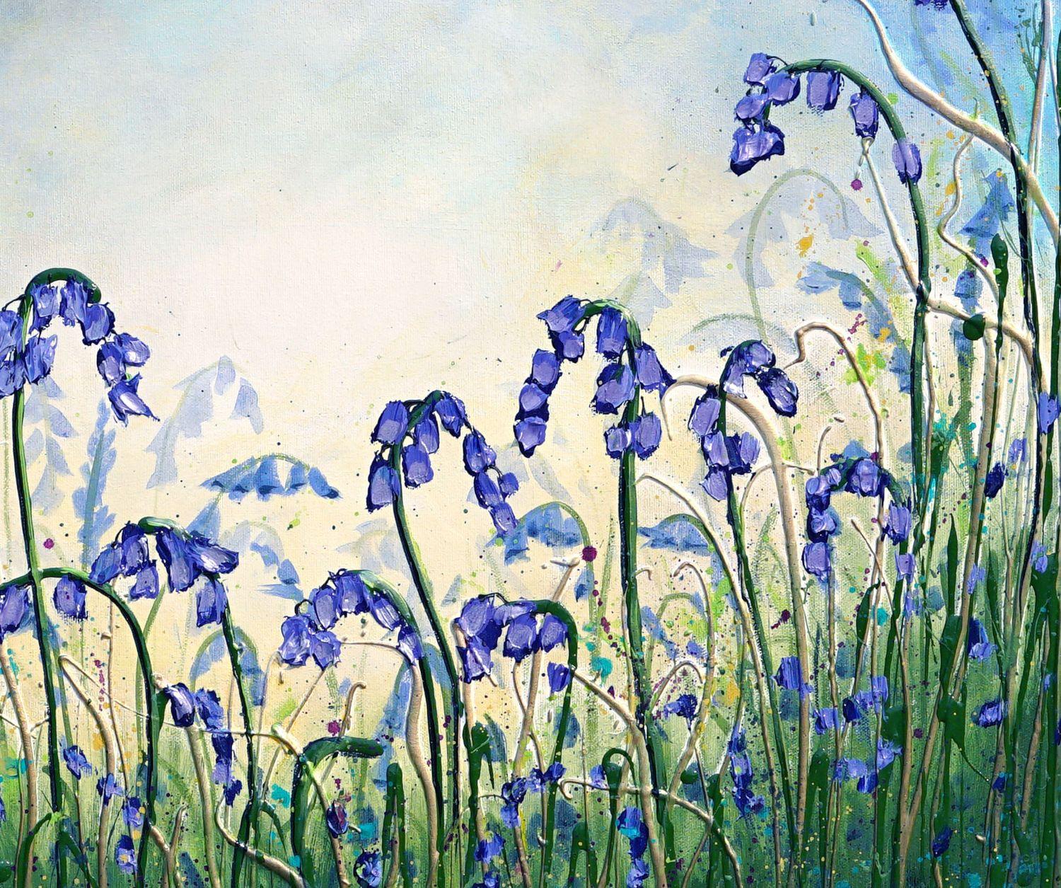 INSPIRACIÓN: Las campanillas británicas, un espectáculo hipnotizador de la naturaleza, cada primavera pintan los bosques de un encantador tono azul.  un símbolo de los antiguos bosques del Reino Unido, una belleza intemporal que no se ve afectada