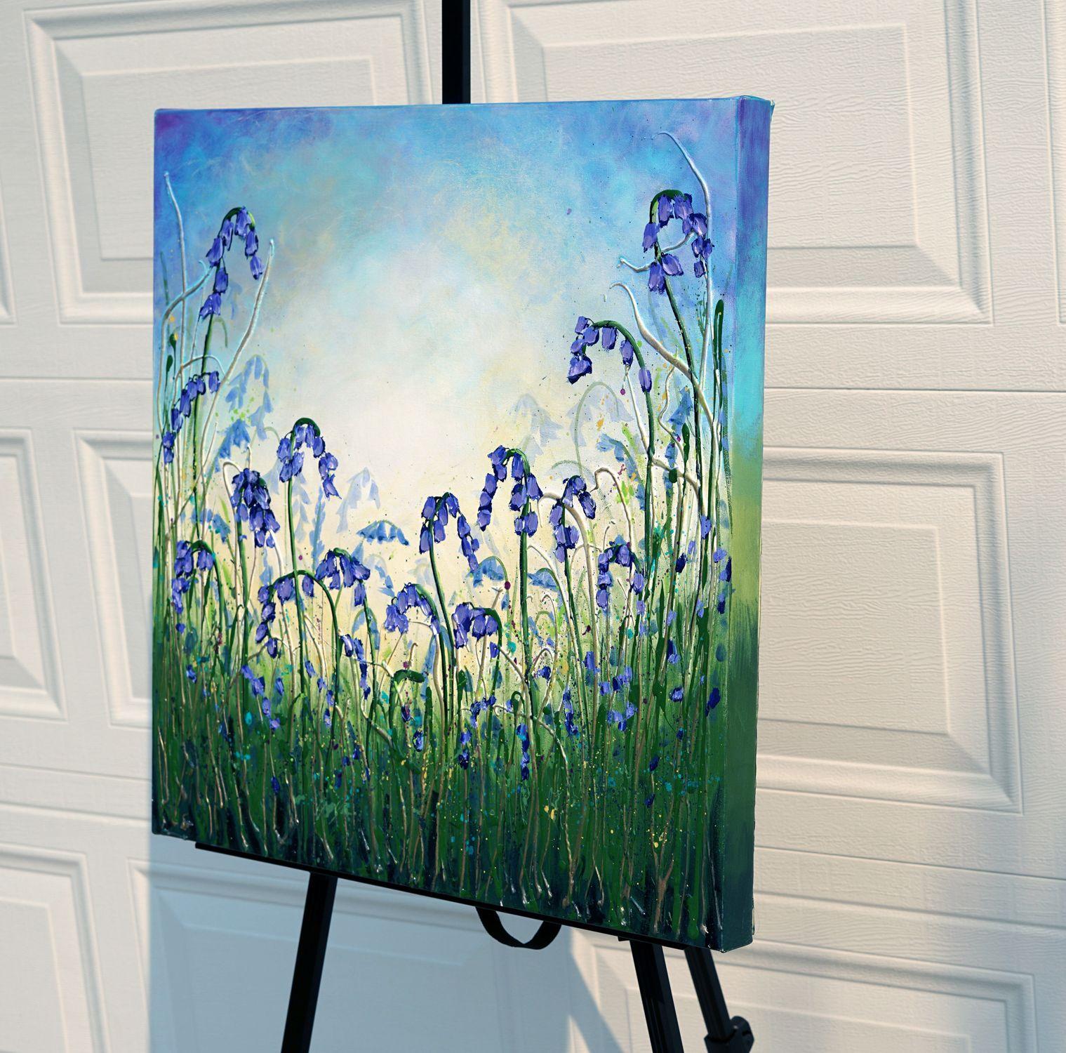 Danza de las campanillas, Pintura, Acrílico sobre lienzo en venta 1