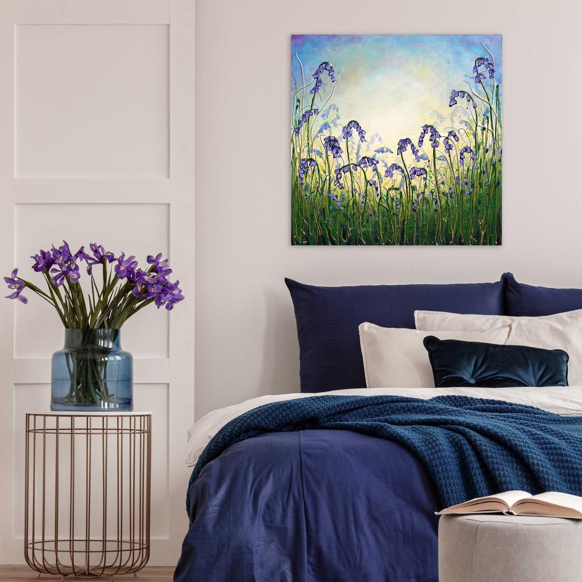 Danza de las campanillas, Pintura, Acrílico sobre lienzo en venta 2
