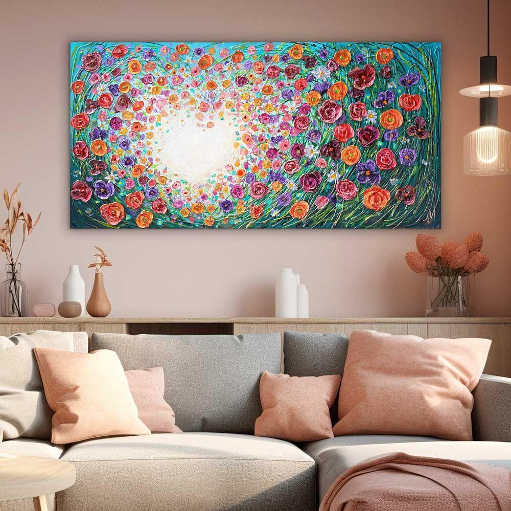Amante de las flores, Pintura, Acrílico sobre lienzo en venta 1