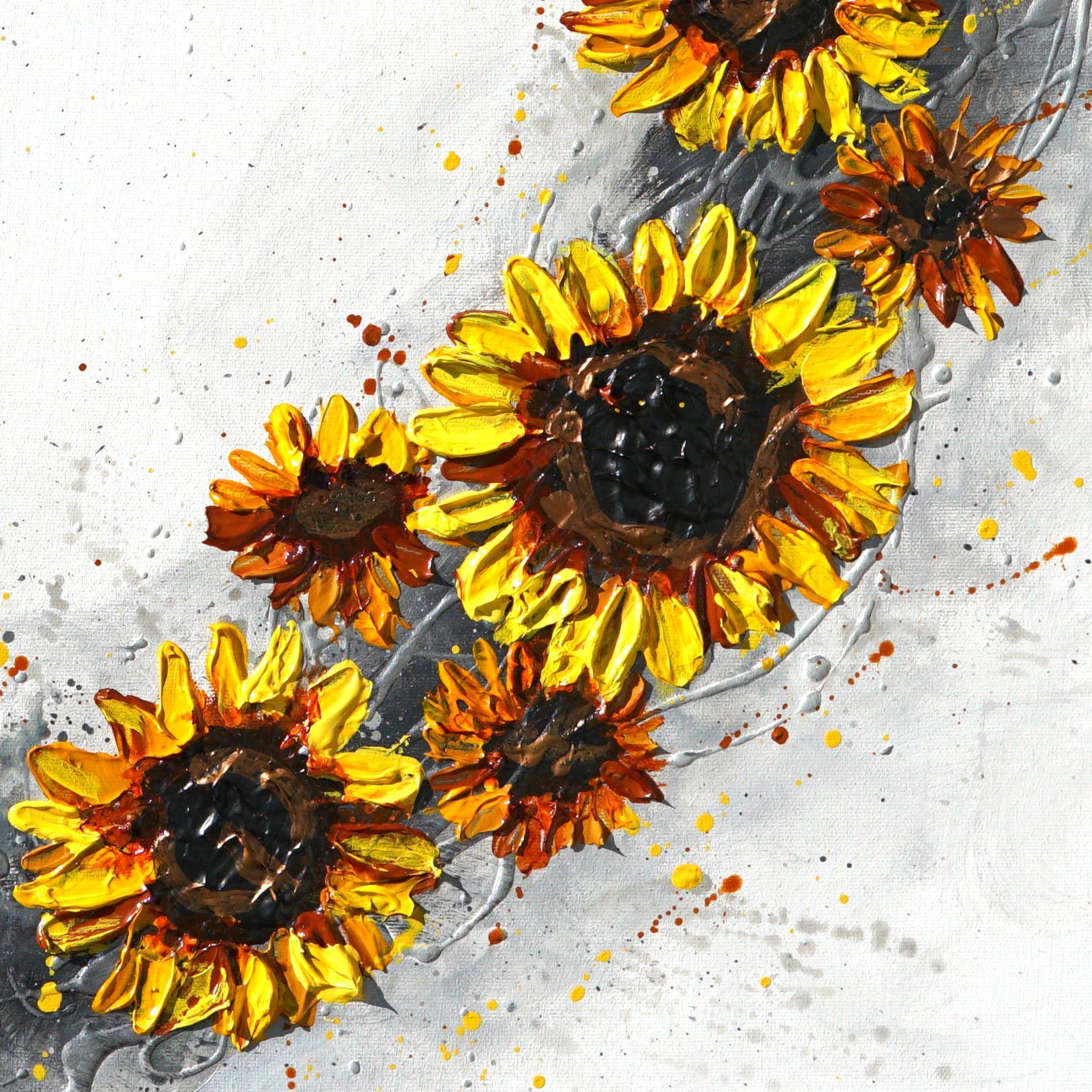 Corazón de felicidad, Pintura, Acrílico sobre lienzo en venta 1