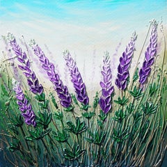 Lupins, Painting, Acrylic on Canvas