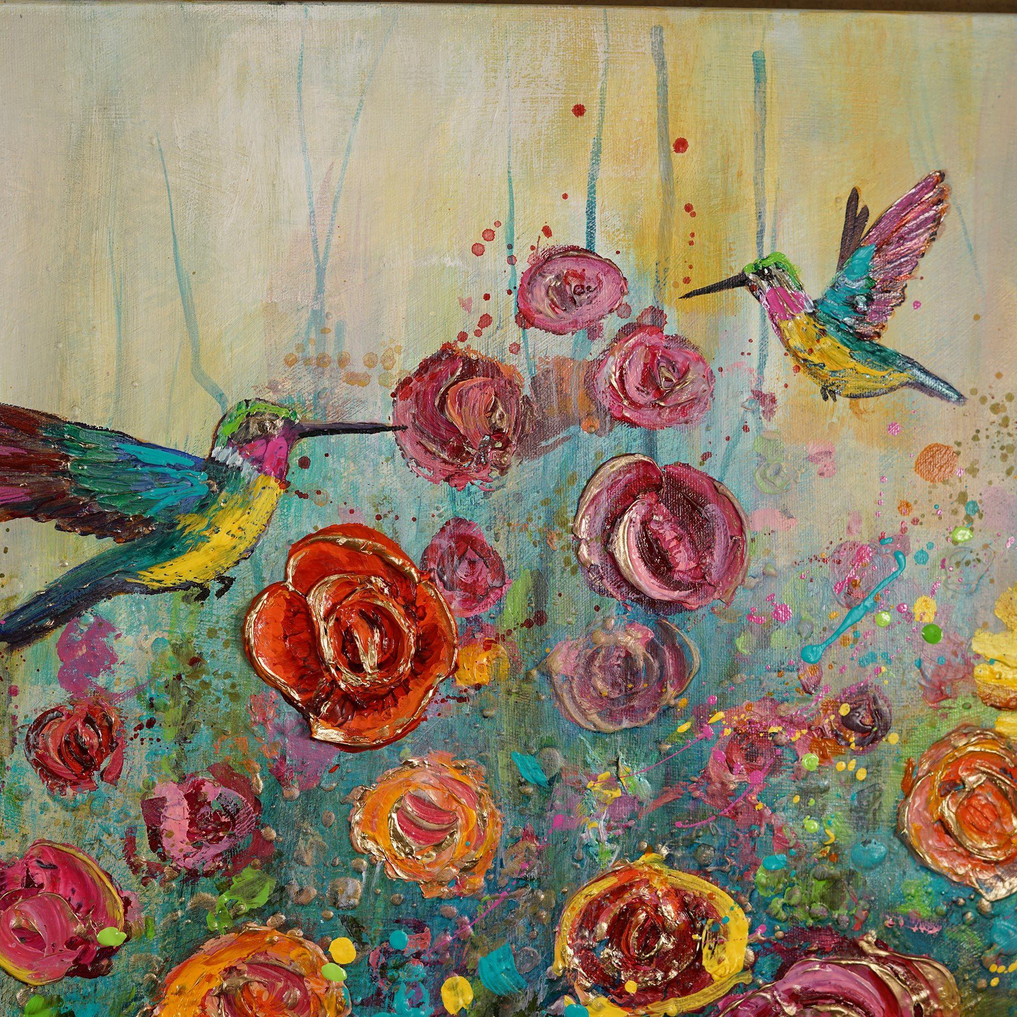Armonía de la Naturaleza, Pintura, Acrílico sobre lienzo - Painting Contemporáneo de Amanda Dagg