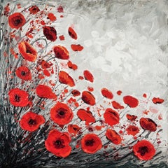 Poppy Joy, Painting, Acrylic on Canvas