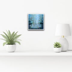 Summer Glade by Amanda Horvath, Tree painting, Landscape painting, Original art