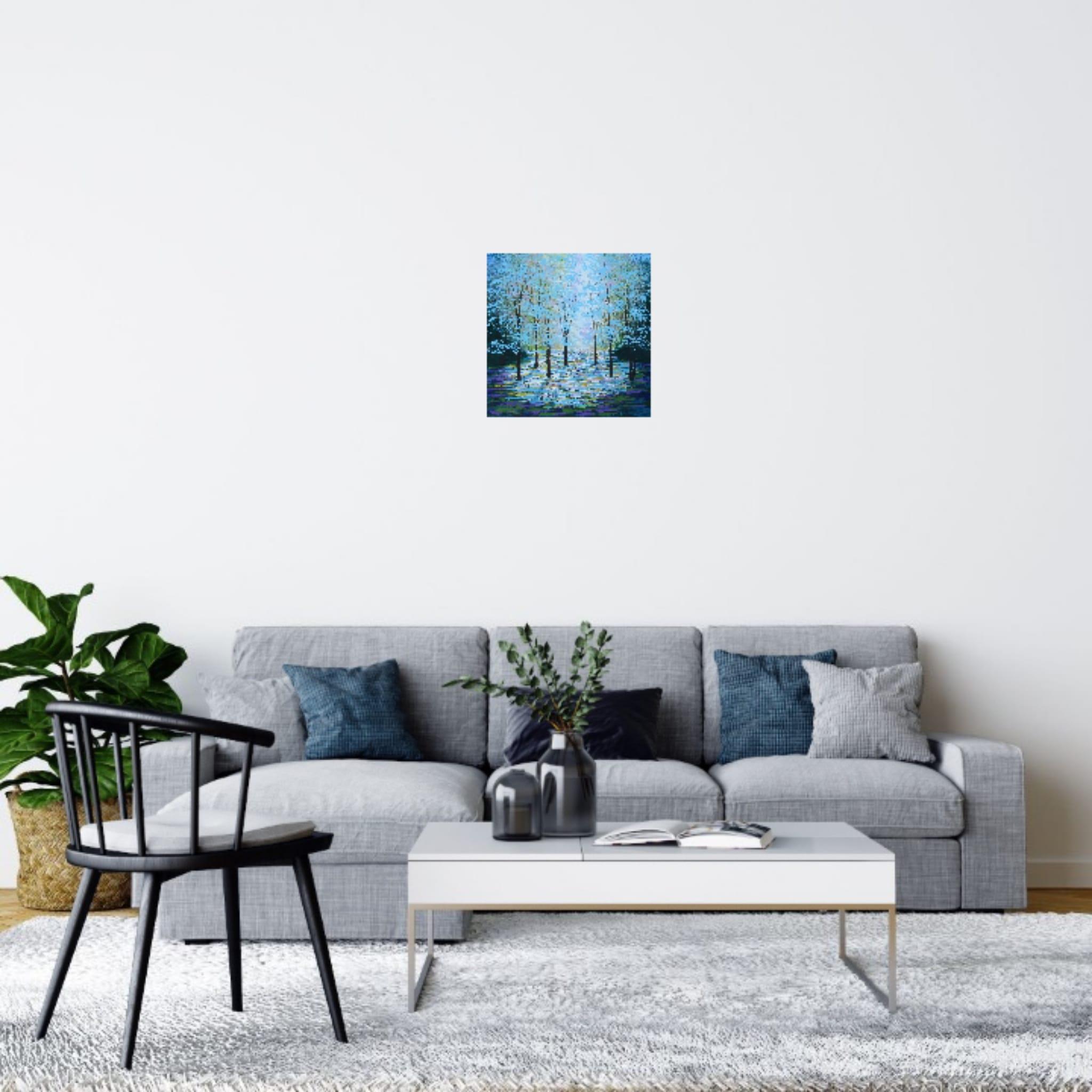 Summer Glade d'Amanda Horvath, peinture d'arbre, peinture de paysage, art d'origine en vente 1