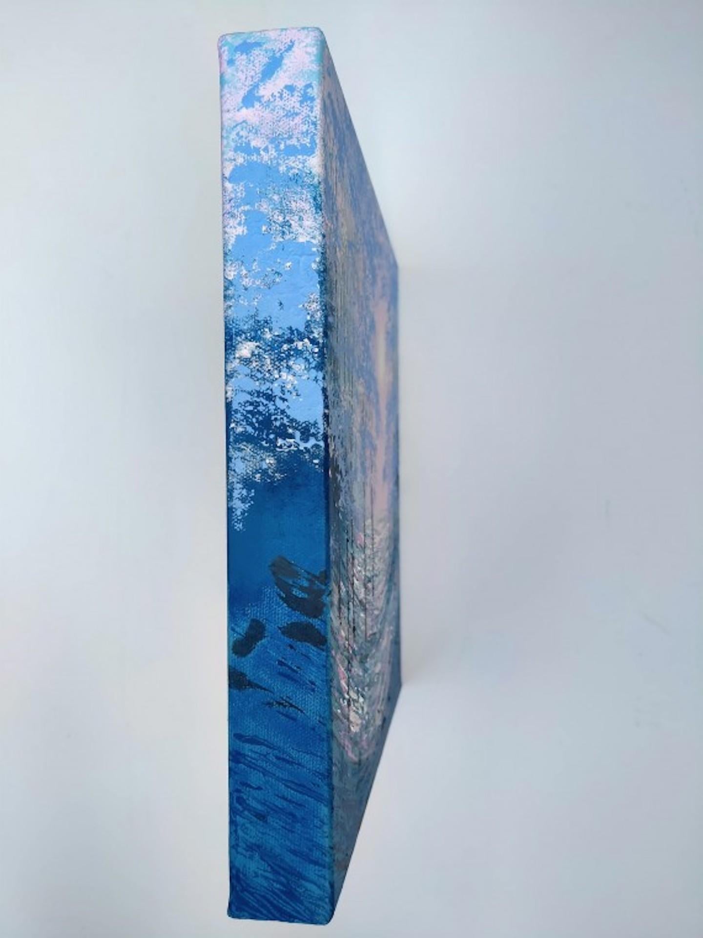 Amanda Horvath, Moonlight Phantasy, peinture contemporaine de bois en vente 4