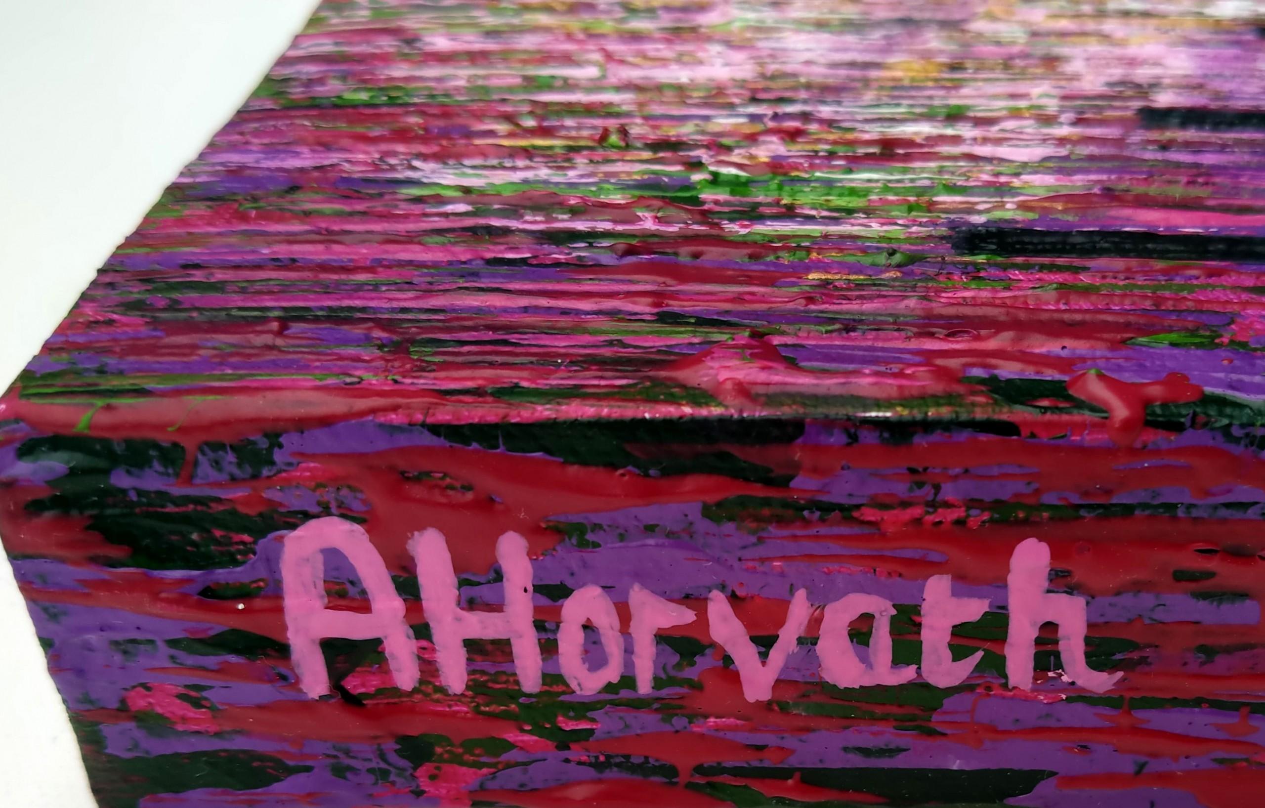 Amanda Horvath, painter, is available for sale online and in our art gallery at Wychwood Art. Amanda Horvath is a contemporary artist who is influenced by the woods and moors of her home in the Peak District. Achieving a BA Hons (first class) in