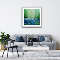 By the Bluebell Wood, paesaggio, floreale, Nature