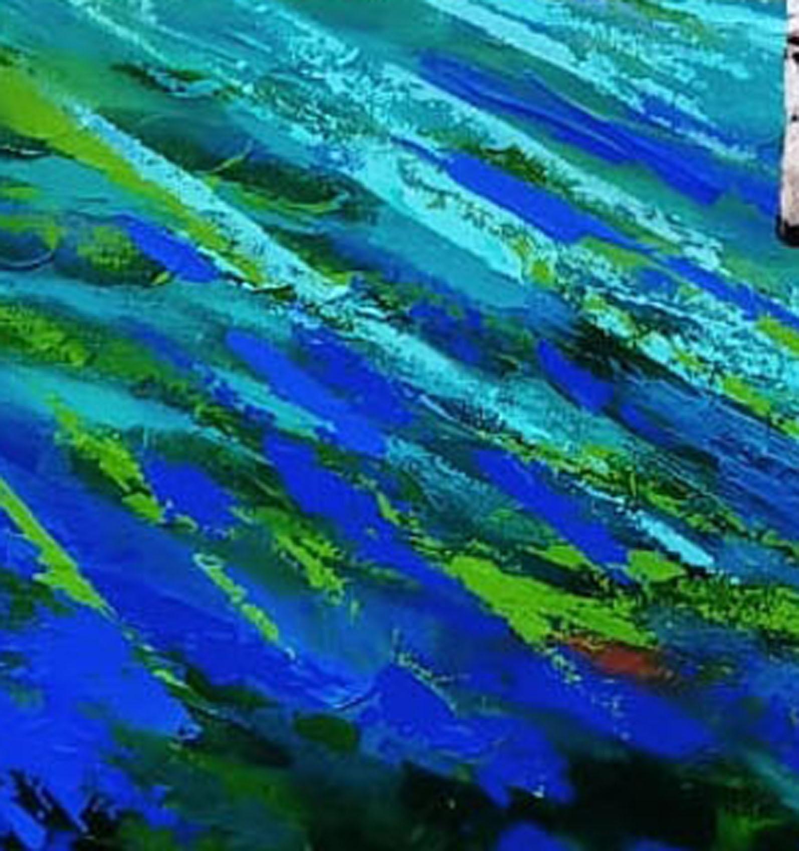 Summer Dreams, original painting, landscape, abstract 1