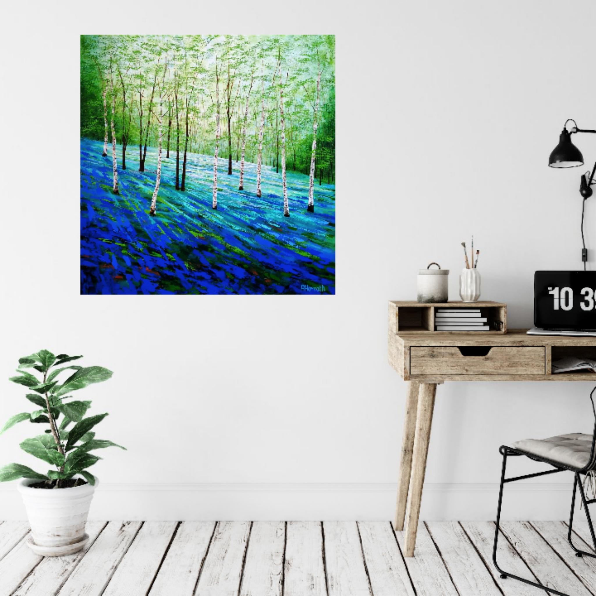 Summer Dreams, original painting, landscape, abstract 2