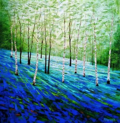Summer Dreams, original painting, landscape, abstract