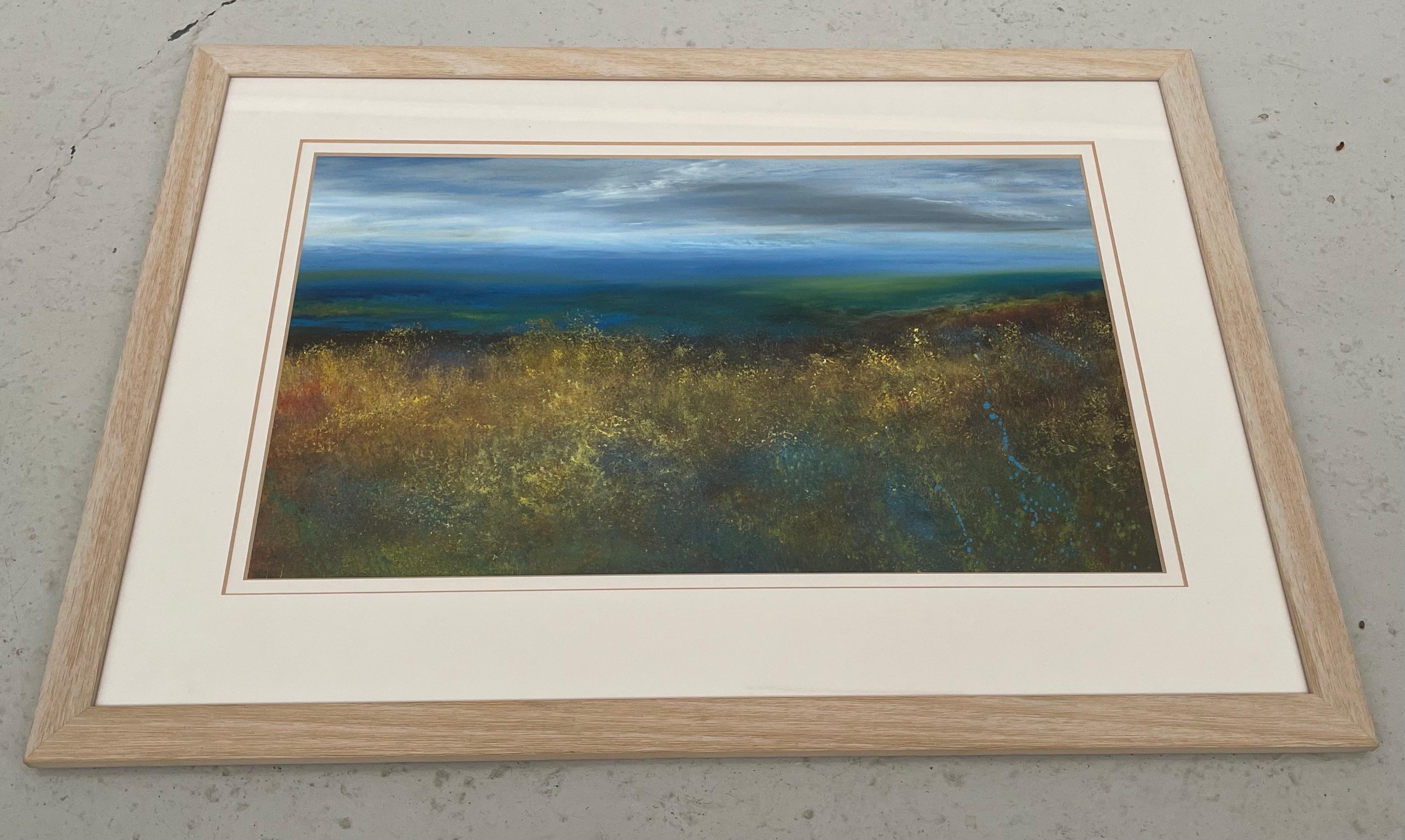 British Landscape Painting of Cornish Moorland by Contemporary Seascape Artist 5