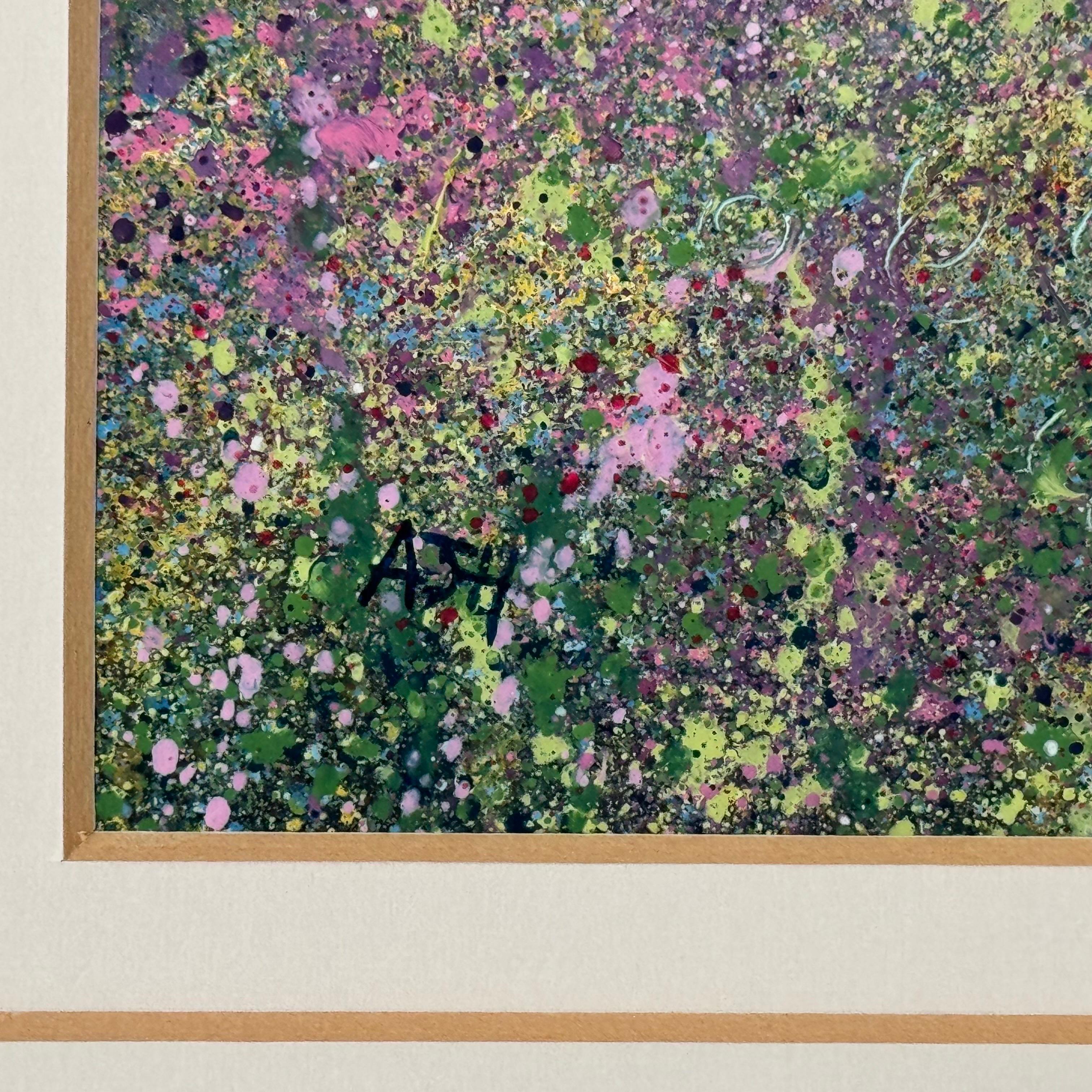 Feld mit Fingerhüten in der britischen Sommerlandschaft von einem zeitgenössischen Künstler im Angebot 11