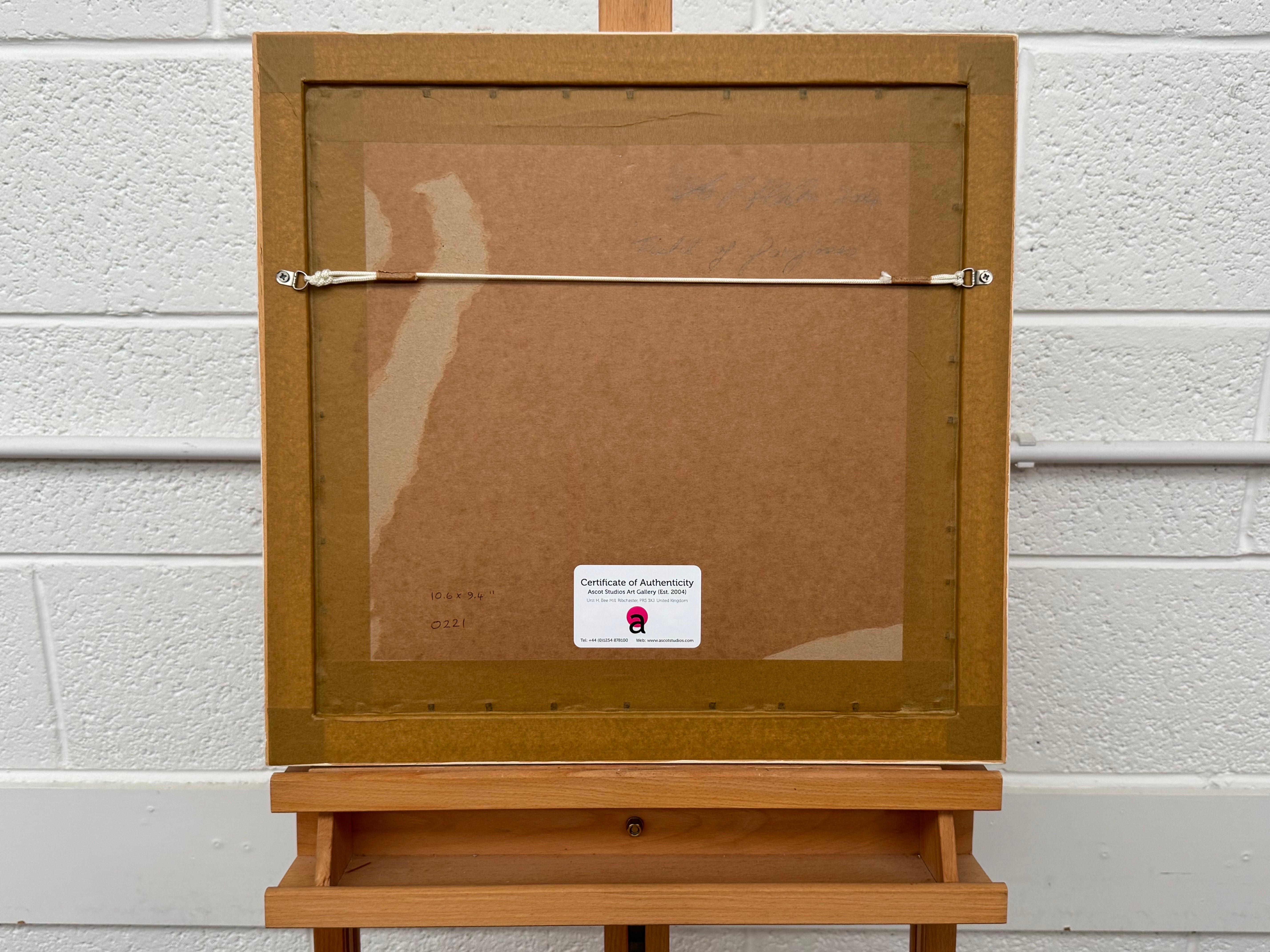 Feld mit Fingerhüten in der britischen Sommerlandschaft von einem zeitgenössischen Künstler im Angebot 14