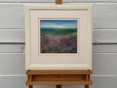 Field of Foxgloves in the British Summer Countryside by Contemporary Artist