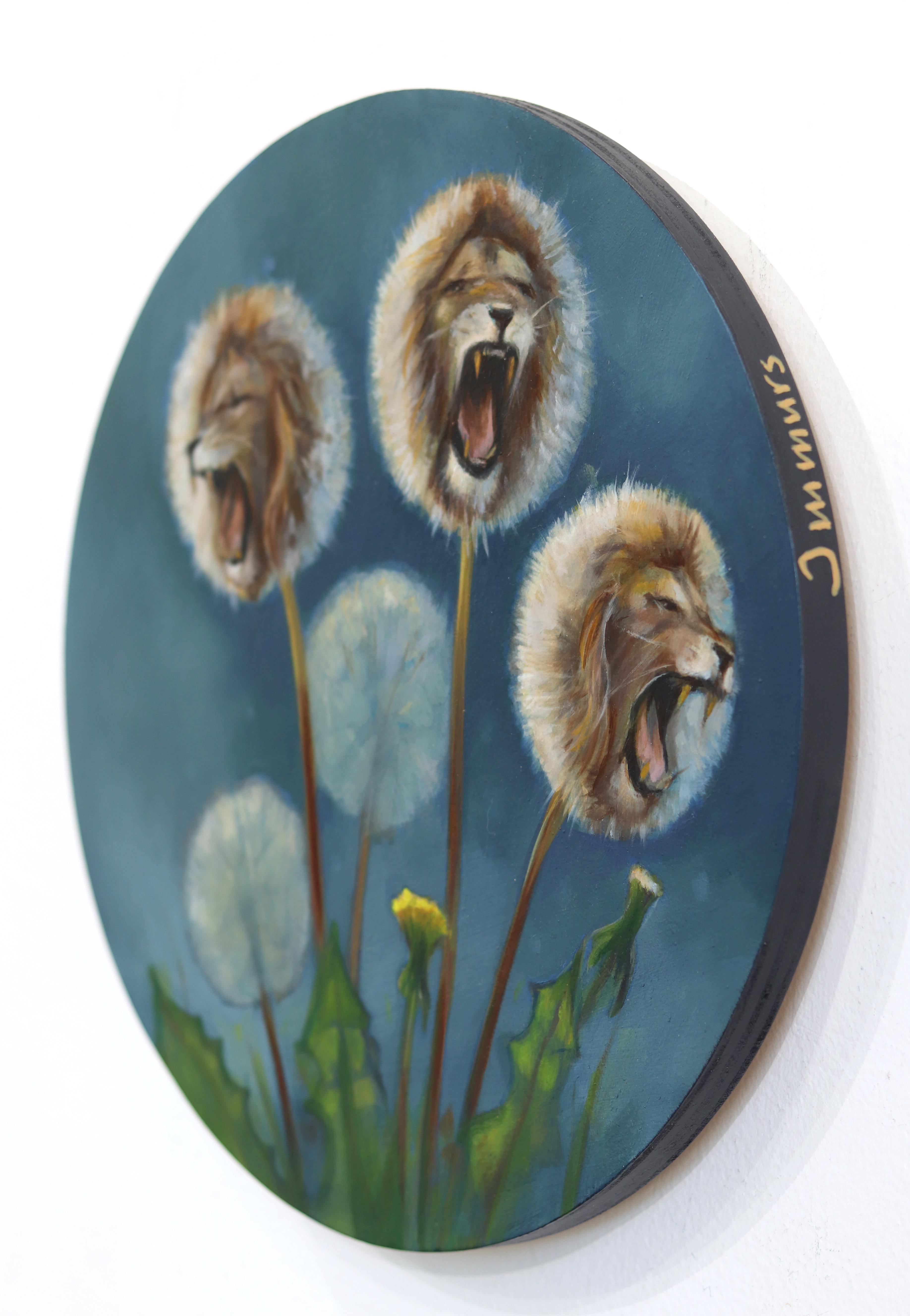 A Couple Weeds Never Hurt Anyone - Abstract Figurative Surrealist Oil Painting For Sale 1