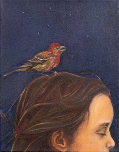The Silence Here Has A Different Quality -  Figurative Oil Painting on Canvas