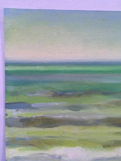 EMERALD COAST MORNING TIDE - Landscape Painting of the Sea & Sky  Oil
