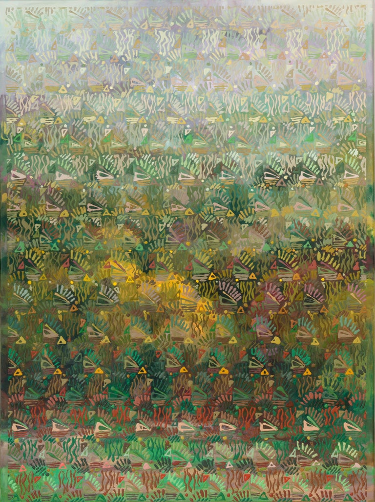 Amanda Joy Brown HWY 70 Large Landscape Painting w/ Overlaying