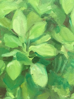 SAGE - Landscape/Still Life Painting of Green Sage  Oil on Arches Oil Paper