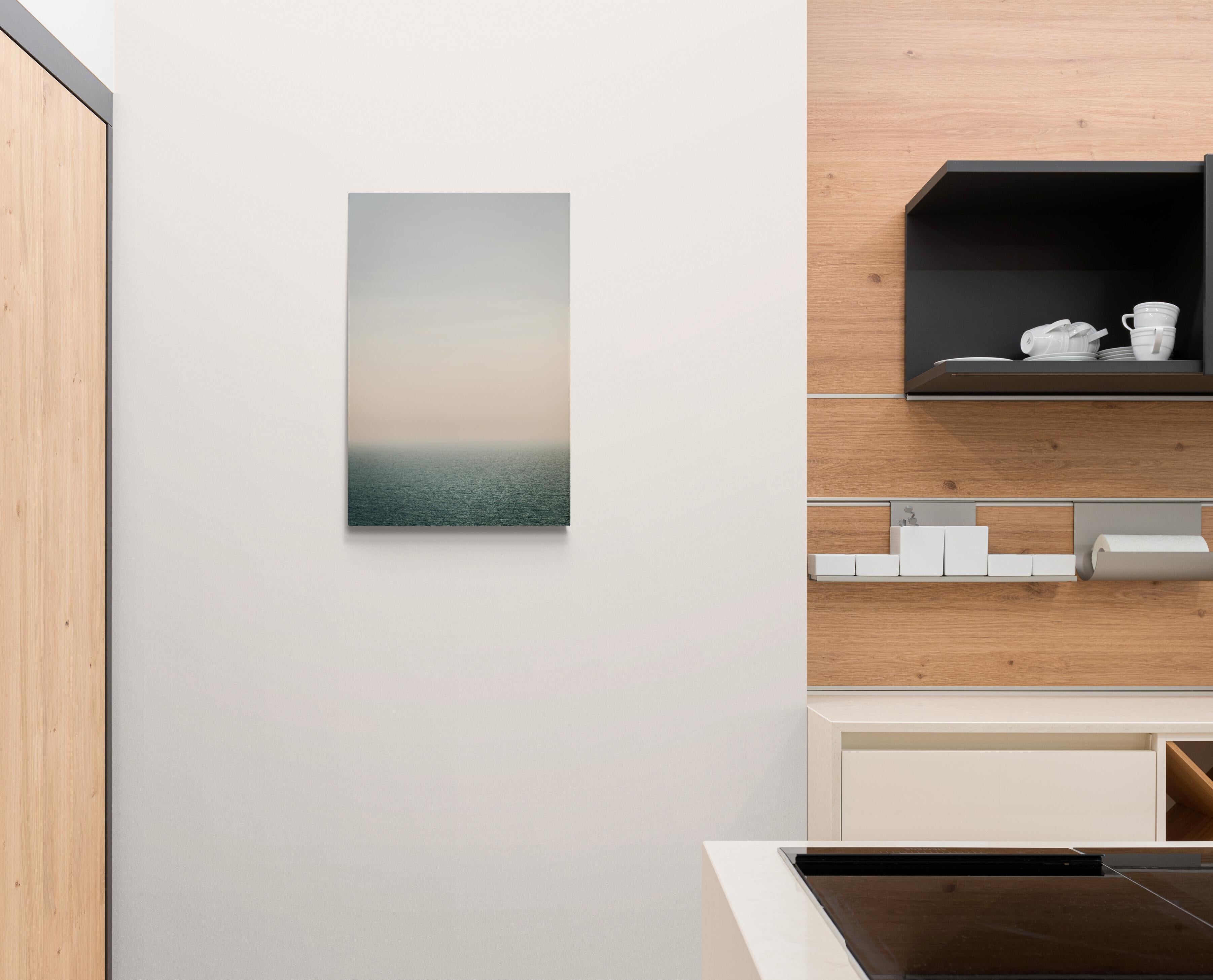 Softish Sea, Signed Digital Photographic Landscape Print on Metal For Sale 7
