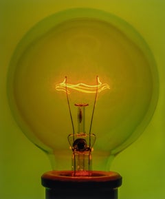 Light Bulb 2, color photograph of an Edison bulb by Amanda Means