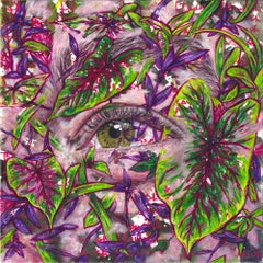 "Flourish-Charles-My Front Yard, Florida" di Amanda Seckington, Pittura acrilica