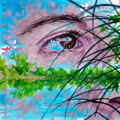 "Seré tu espejo-Logan-7 Lagos, Fran" por Amanda Seckington, Pintura acrílica
