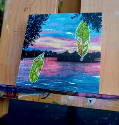 "Surrender-Lake Davis, Florida" (2023) by Amanda Seckington, Acrylic Painting