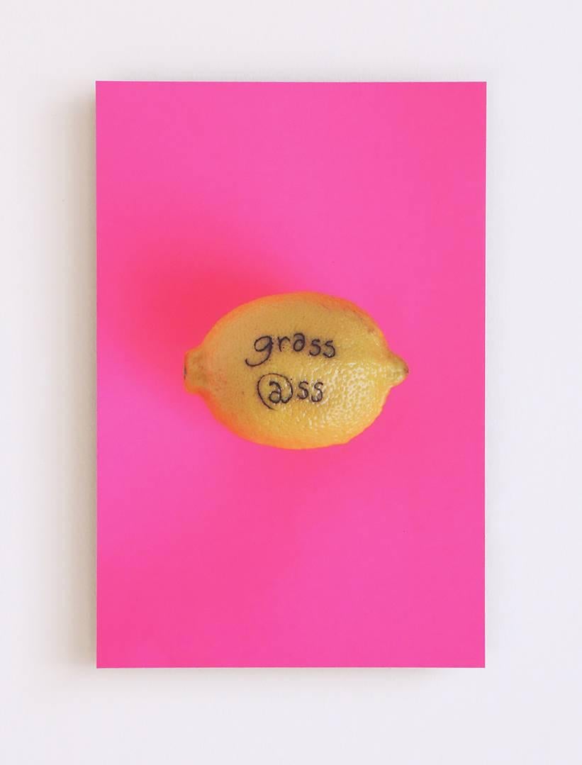 Grass @ss (tattooed lemon) - Photograph by Amanda Wachob