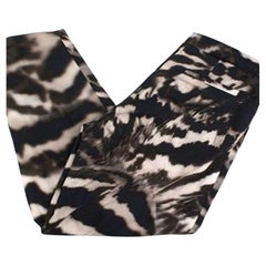 Amanda Wakeley Brown Patterned Trousers