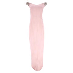 Amanda Wakeley Crystal & Bead Embellished Evening Gown