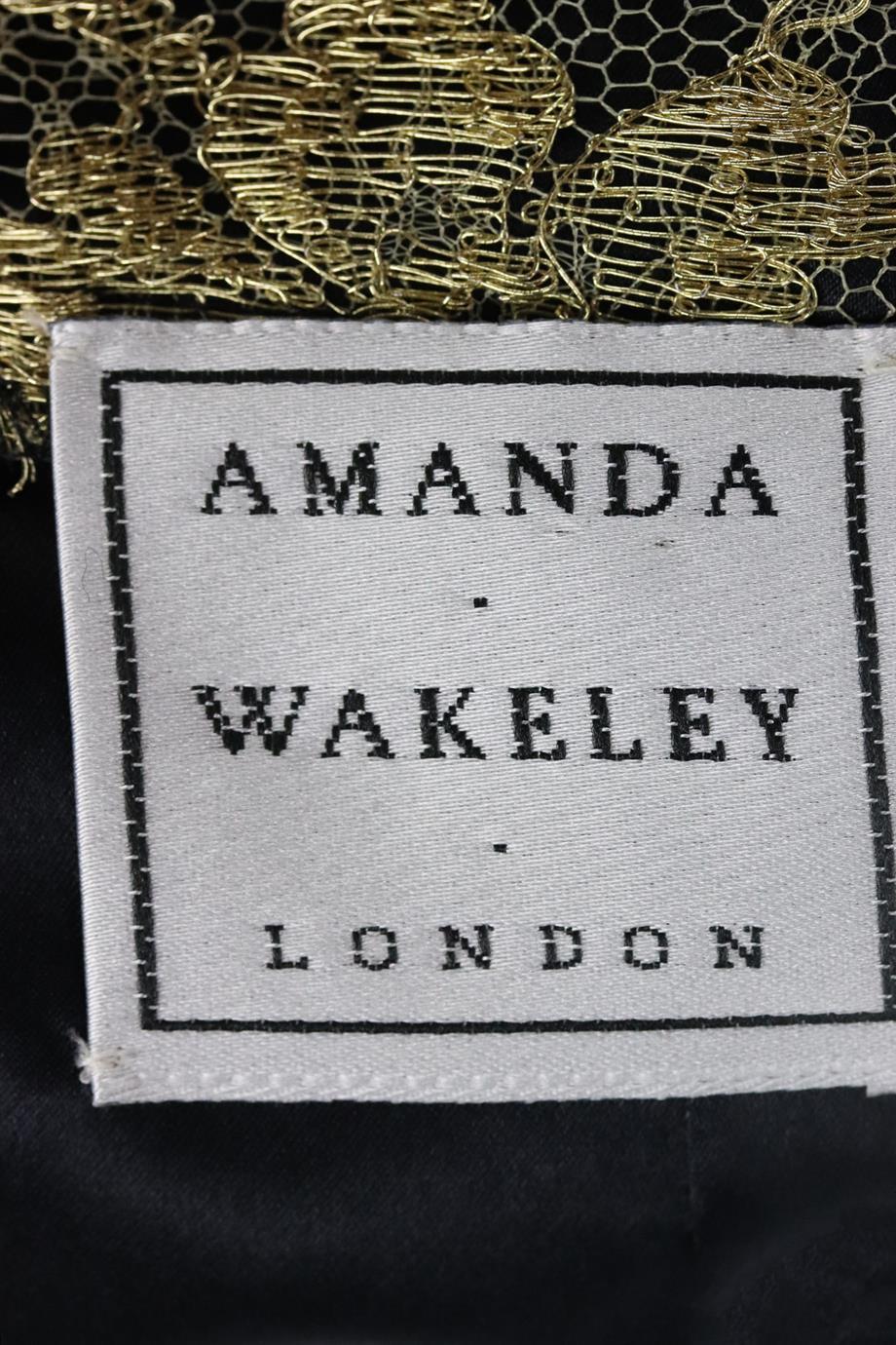 Gray Amanda wakeley lace and silk mini skirt xsmall