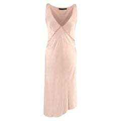 Amanda Wakeley Pale Pink Silk Slip Dress