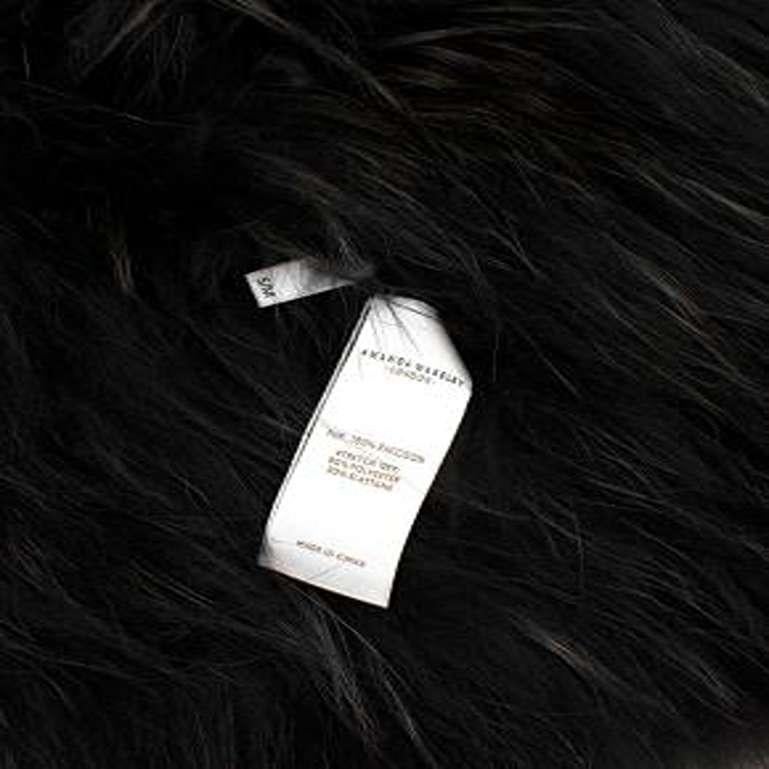 Amanda Wakeley Raccoon Fur Gilet For Sale 1