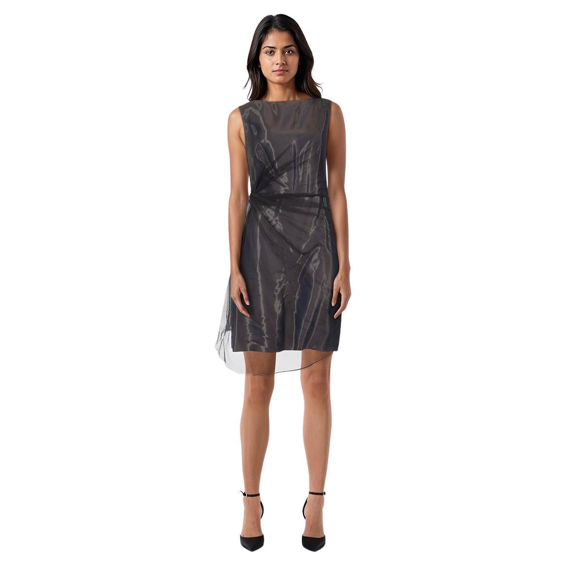Amanda Wakeley Tulle Layered Sleeveless Dress Size XL For Sale