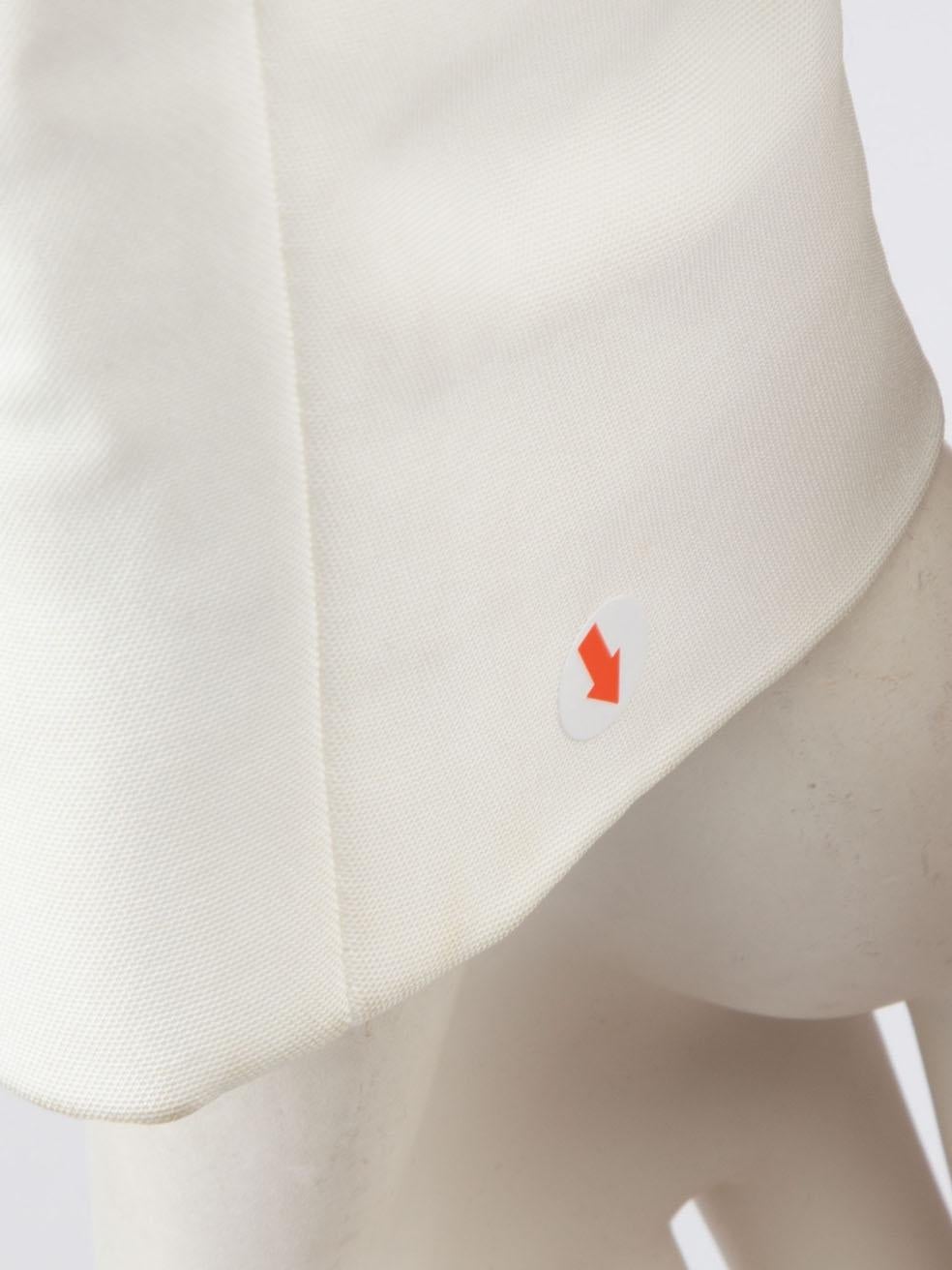 Amanda Wakeley White Contrast Lapel Blazer Size M For Sale 4